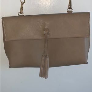 Street Level tan leather purse Anthropologie